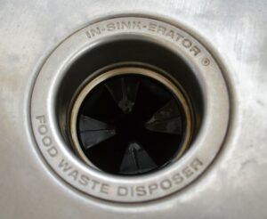 Top view of an in-sink-erator Garbage Disposal