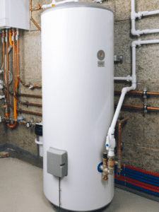 a white water heater